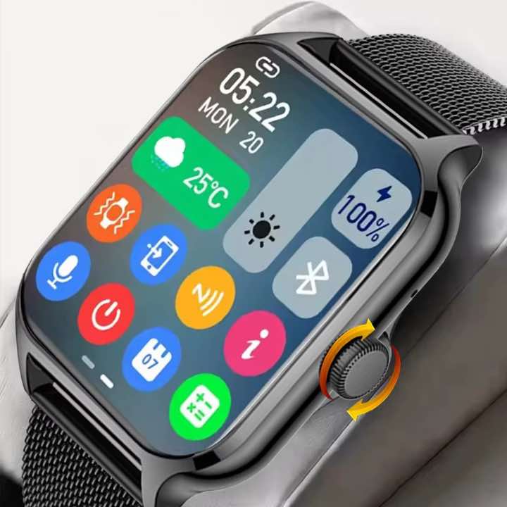 2026 Smart Watch Android IOS Phone 2.01 Polegada Tela Colorida Bluetooth Resposta Chamada Relógios de Fitness Tracker Smartwatch para Mulheres e Homens