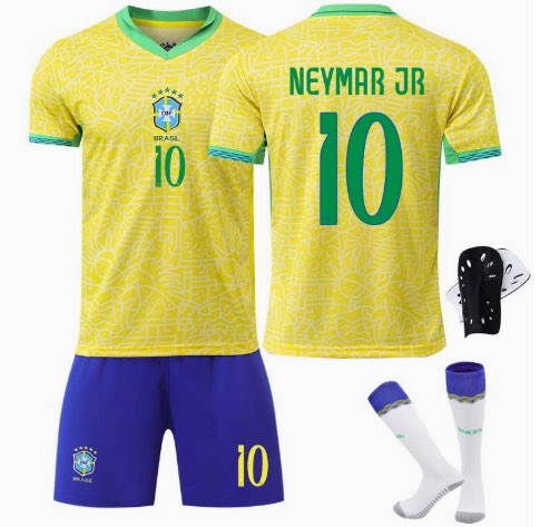 Conjunto de Futebol Brasil Neymar Jr. Nº 10