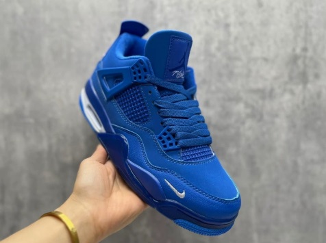 Sapato De Basquetebol Masculino Jordan 2023 Novo Louis Vuitton x Air 4 Retro High Top Casual